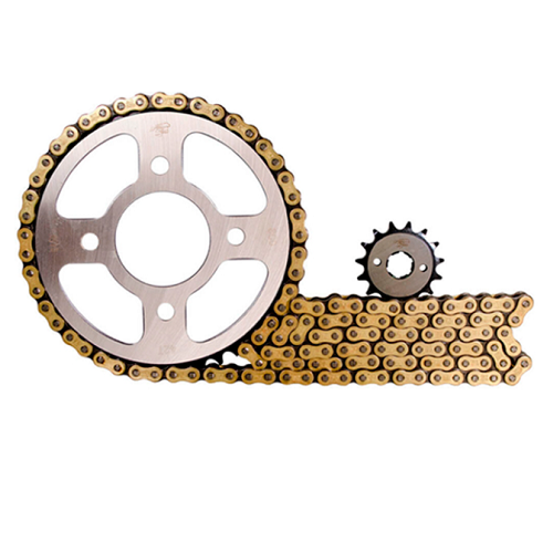 00038 KIT ARRASTRE 15X44 4H (428H-132 DORADA).PULSAR 135-125NS-DISCOVER 125ST-150ST/RN - Imagen 1