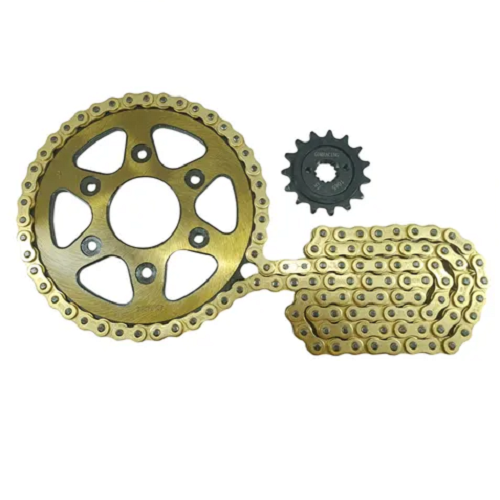 00044 KIT ARRASTRE 15X45 6H (520H-120 DORADA).DOMINAR 400-UG-250-KTM DUKE 250-390 NG/N - Imagen 1