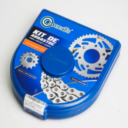 KIT DE ARRASTRE GLAMOUR 125 4 HUECOS PT 43-14 428-1322 DORADA CASSARELLA