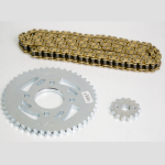 KIT ARRASTRE NITRO 125 4 HUECOS (PT46C-PD14C-428-120-C) DORADA CASSARELLA - Imagen 2