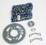 KIT DE ARRASTRE DISCOVER ST 125 4 HUECOS (PT43C-PD14C-428--132C) DORADA CASSAREA - Imagen 2