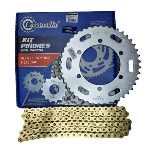 01146 KIT DE ARRASTRE MT 03 YAMAHA 320 6 HUECOS (PT43C -PD14C - 520 - H- 112C) DORADA - Imagen 1