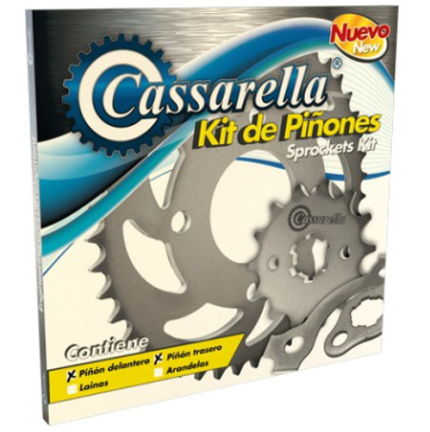 KIT PIÑONES - FZ 160 6 HUECOS (PT40C- PD14 2H - 428) CASSARELLA