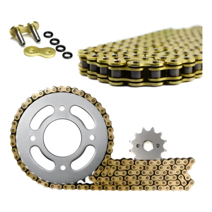 KIT DE ARRASTRE  AKT TTR 200 4 HUECOS (PT39C - PD13CCA520-H-110C) DORADA ORRINA