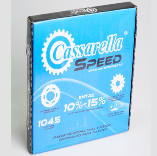 01326 KIT DE ARRASTRE APACHE 200 4 HUECOS SPEED (PT43C-PD13C-520-H-120-C) DORADA SPE - Imagen 1