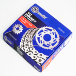 KIT DE ARRASTRE  APACHE 200 ORRINADA 4 HUECOS (PT45C-PD13C-520-H-120-C) DORADA O