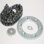 KIT DE ARRASTRE XR 190 E 6 HUECOS (PT48C-PD17C-428--132-C) DORADA CASSARELLA - Imagen 2