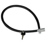 CANDADO DE CABLE 23 CABEZA ALUMINIO 60CM
