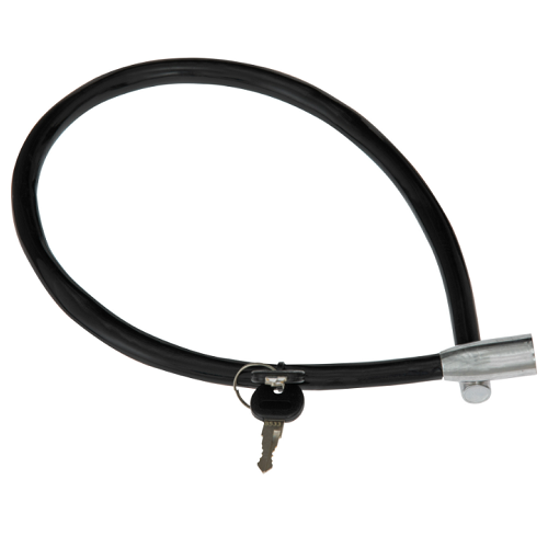 01461 CANDADO DE CABLE 23 CABEZA ALUMINIO 60CM - Imagen 1