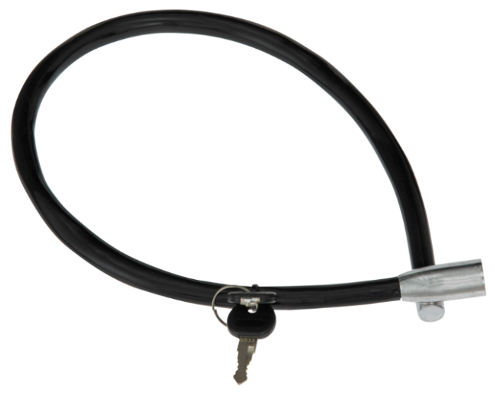 CANDADO DE CABLE 23 CABEZA ALUMINIO 60CM - Imagen 1