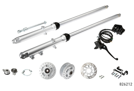 KIT COMPLETO DE BARRRAS Y SUSPENSION DELANTERA AKT 125 GXMOTOR