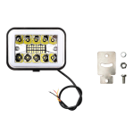 EXPLORADORA CON STROBER 3WL-36 AZUL Y BLANCO 600LM GX MOTOR