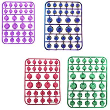 JUEGO DE TAPAS PLASTICAS PARA TORNILLOS DE LUJO