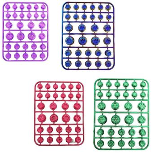 01898 JUEGO DE TAPAS PLASTICAS PARA TORNILLOS DE LUJO - Imagen 1