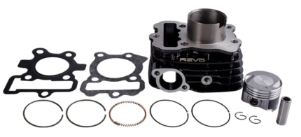CILINDRO COMPLETO NEGRO.DISCOVER 100-S-SPORT-BOXER BM1 00 ES-KS/REVO_KIT