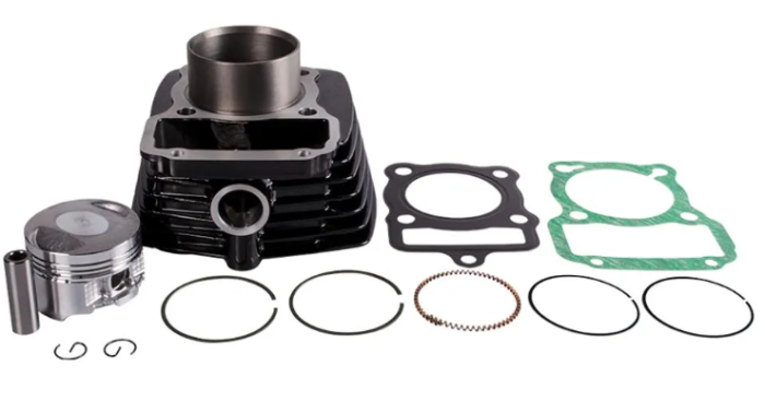 CILINDRO COMPL NEGRO PASADOR 13MM CGR MOD 150.AKT 125 NKDR-TTR-SLR-EVO NE-EVO RO - Imagen 1