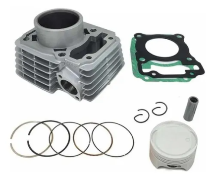 CILINDRO COMPLETO NEGRO.CB 125 F FI-CBF 125-XR 125 BRIO/REVO_KIT