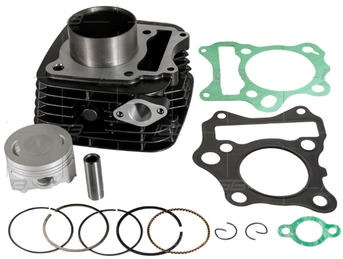 CILINDRO COMPLETO NEGRO.TVS APACHE RTR 180 2V/REVO_KIT - Imagen 1