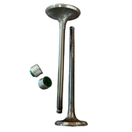 KIT VALVULAS DE ADMISION Y ESCAPE CON SELLOS AKT 125 NKD TTR EVO NE R3 CR4 ORIGI