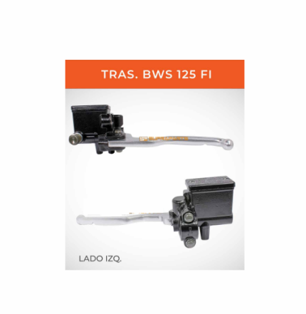 BOMBA FRENO TRAS METAL CON MANIGUETA CROMADA BWS 125 FI