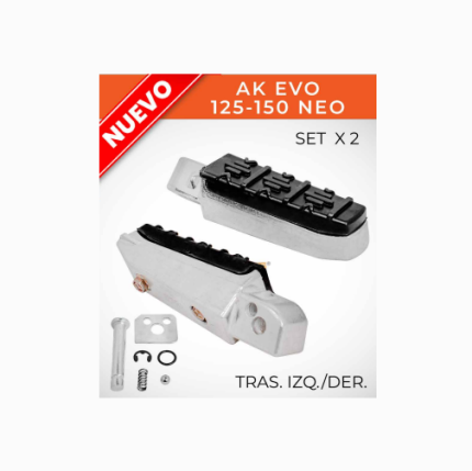 REPOSAPIE TRAS. IZQ./DER. AKT EVO 125-150 NEO