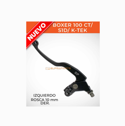 PORTA MAN. IZQ.ROSCA 10MM DER.Y MANIG.BOXER 100 CT/S1D/K-TEK