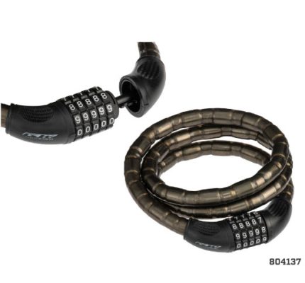 CANDADO DE CABLE ARTICULADO DE CLAVE 18X1500MM TY228 ACERO