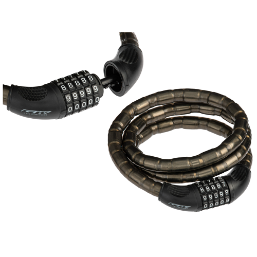 03371 CANDADO DE CABLE ARTICULADO DE CLAVE 18X1500MM TY228 ACERO - Imagen 1