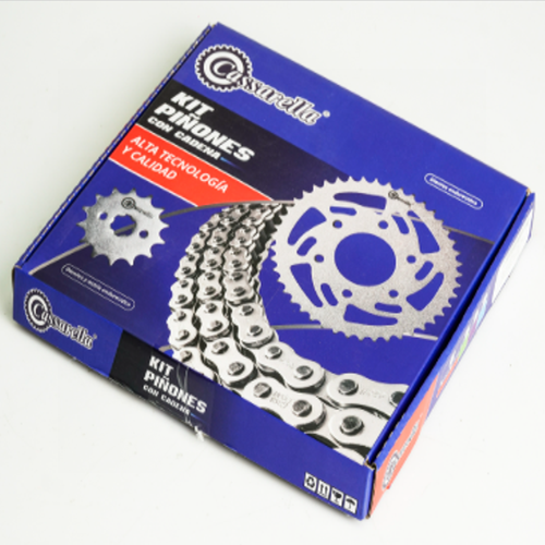 03562 KIT ARRASTRE DUKE 200 6 HUECOS (PT42C-PD14C-520-H-120-C) DORADA O'RING CASSARELA - Imagen 1