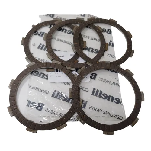 03829 JUEGO DE DISCOS DE CLUTCH BENELLI 135 150 ORIGINAL X 5 UNIDADES - Imagen 1