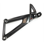 BASE DE POSAPIE PULSAR 200 NS FI  TRASERO IZQUIERDO GRAFITO NEGRO