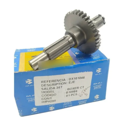 EJE TRANSMISION SALIDA 36T BOXER CT 100 BAJAJ