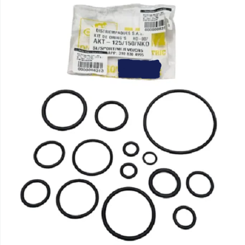 04650 JUEGO ORING AK 125 NKD - AK 125 NE - AK 180/200 3W - Imagen 1