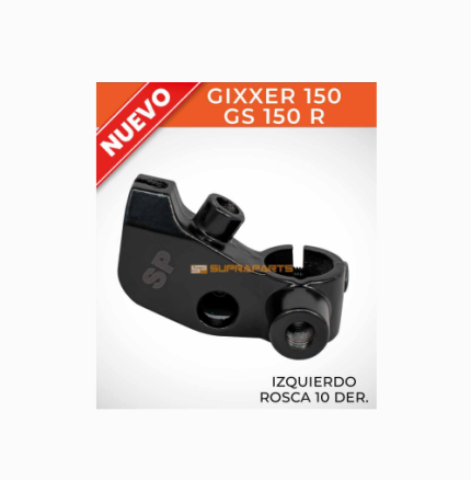 PORTA MANIGUETA IZQ.ROSCA10 mm DER. GIXXER150/GS150R