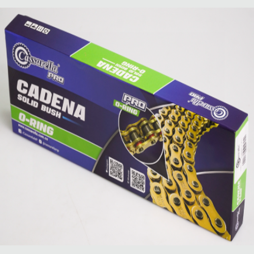 04861 CADENA 520-H-120 CASSARELLA DORADA ORRINADA CASARELLA - Imagen 1