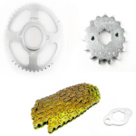 KIT DE ARRASTRE AKT TT 150 4 HUECOS (PT46C-PD15C-CA428-H-120-C) DORADA CASSARELA