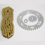 KIT DE ARRASTRE AKT TTR 125/150 6 HUECOS (PT42C-PD13C-520-H-112-C) DORADA CASSAA - Imagen 2