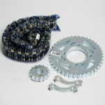 KIT DE ARRASTRE CR4 162 4 HUECOS (PT40 C-PD14 C- 428--142-C) NIQUELADA CASSAREA - Imagen 2