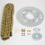 KIT ARRASTRE MRX ARIZONA 200 (PT46C - PD15C - 428 - H- 132C) DORADA ORRINADA - Imagen 2