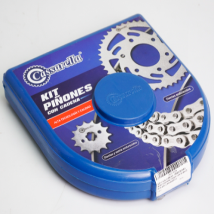 KIT DE ARRASTRE SWITCH 150 4 HUECOS (PT36C-PD15C-428-H-110-C) DORADA CASSARELLA