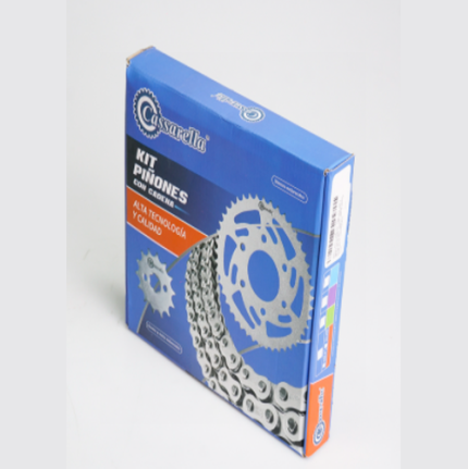KIT  DE ARRASTRE XBLADE 160 4 HUECOS (PT45C-PD15C-428-H-132-C) DORADA CASSARELLA