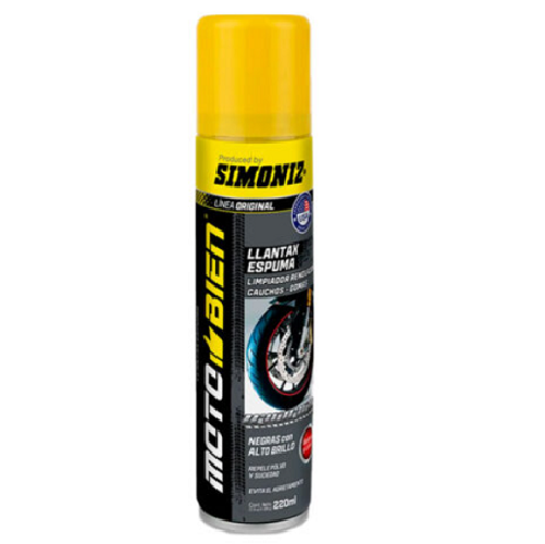 04998 LIMPIADOR+RENOVADOR LLANTAS 220ML SIMONIZ - Imagen 1