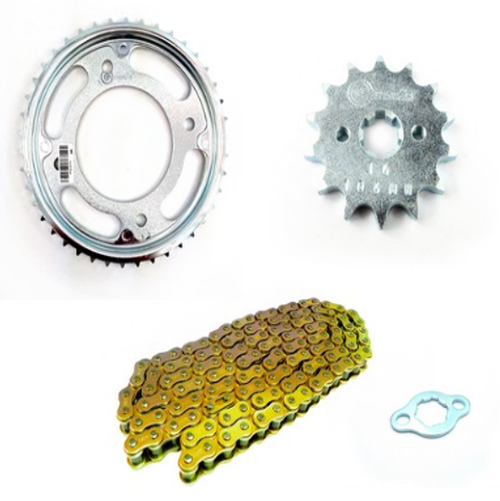 05144 KIT DE ARRASTRE CB 110 4 HUECOS 428 X 122 42 X 14 DORADA CASSARELLA - Imagen 1