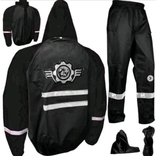 05332 IMPERMEABLE COMPLETO SILICONADO NEGRO Y DE COLORES - Imagen 1