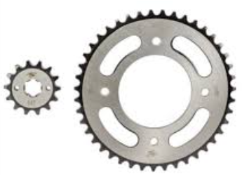 KIT SPROCKET 14X43 CBF 125