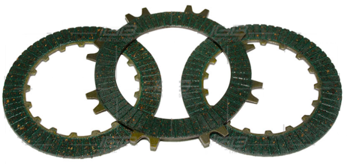 JUEGO DISCOS CLUTCH AK 110 S C90 C70 C100 WAVE - Imagen 1