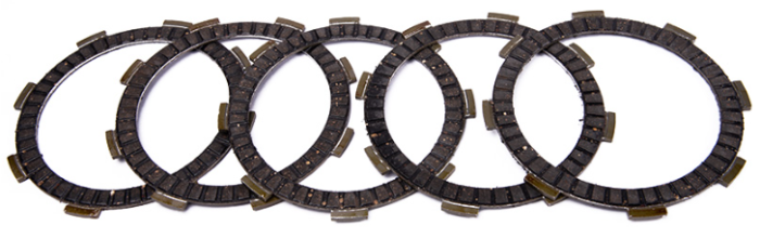 JUEGO DISCOS CLUTCH CB 190 CB 160 XR 125 150 XLR 125 NXR 125 CBF 125 150 CB 150 - Imagen 1