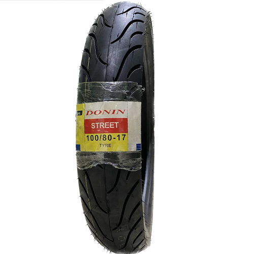 06233 LLANTA 100 80 17 TL PISTARE 6 PR STREET DONIN UNIDAD - Imagen 1