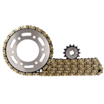 KIT DE ARRASTRE FZ 16 2.0 FRENO BANDA 14X40 6H (428H-132 DORADA) (F