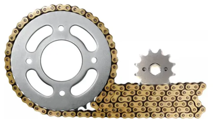 KIT DE ARRASTRE 14 X 43 (428HX124 DORADA) GN 125 H GS 125 GSX 125 REVO SCORPIONS